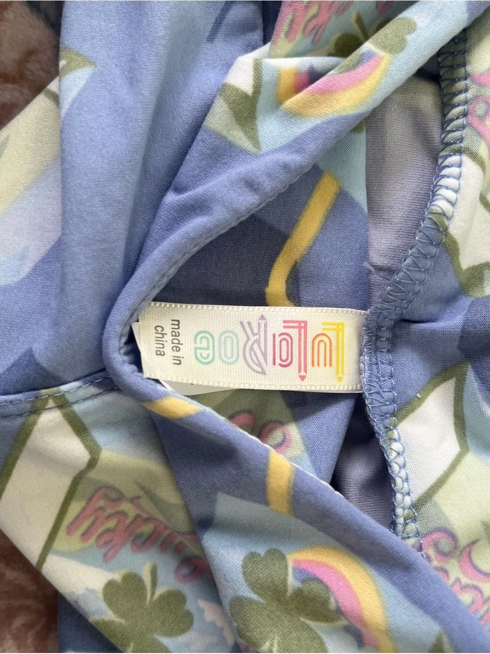 LuLaRoe Mixed Printed Leggings Bundle - Blue, Coral, Gray, Multicolor, Teal